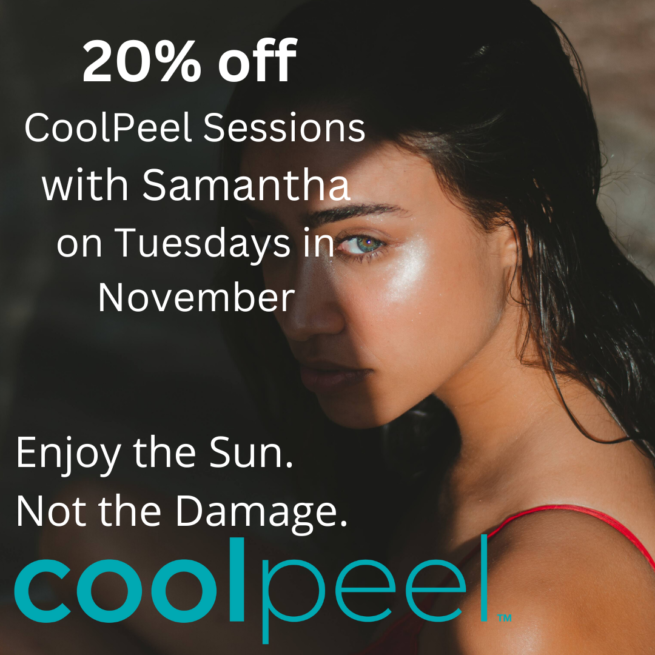 CoolPeel® CO2 Laser Session with Samantha