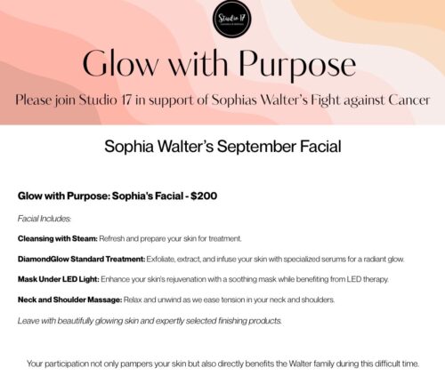 Glow with Purpose: Sophia’s Facial